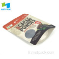 Sac d&#39;emballage de poudre de cacao Sac de fermeture à glissière d&#39;aliments